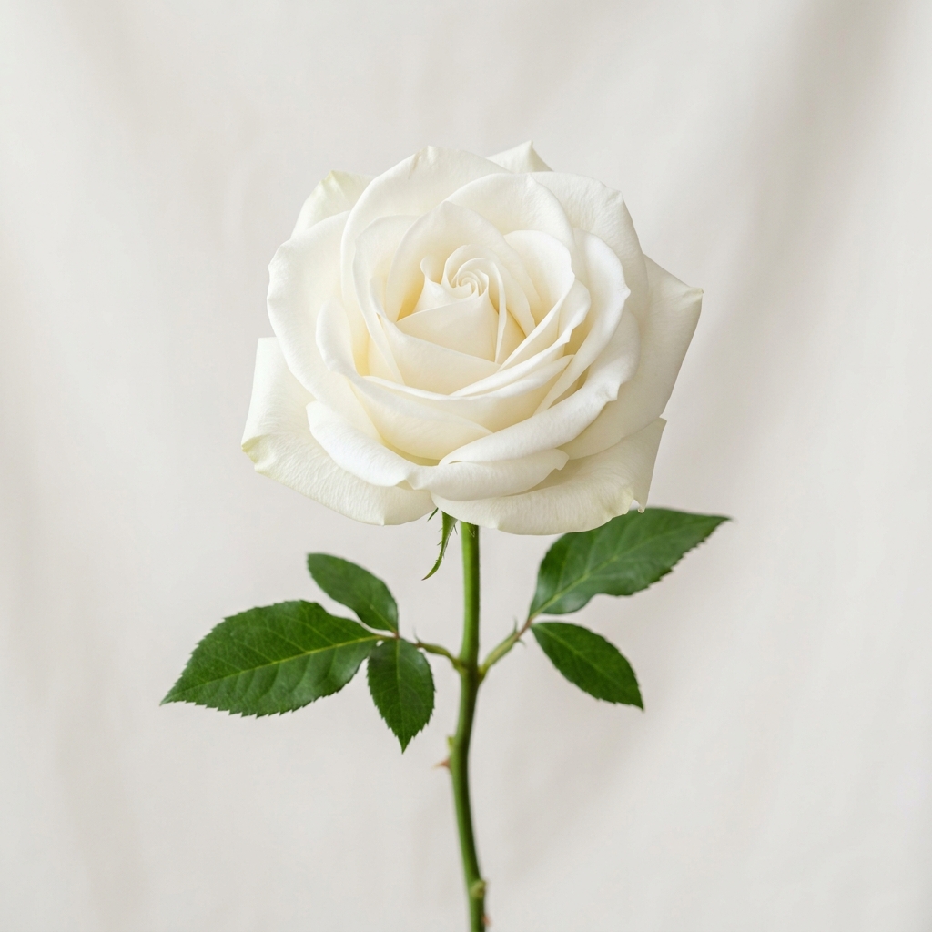 Variedad de rosa blanca